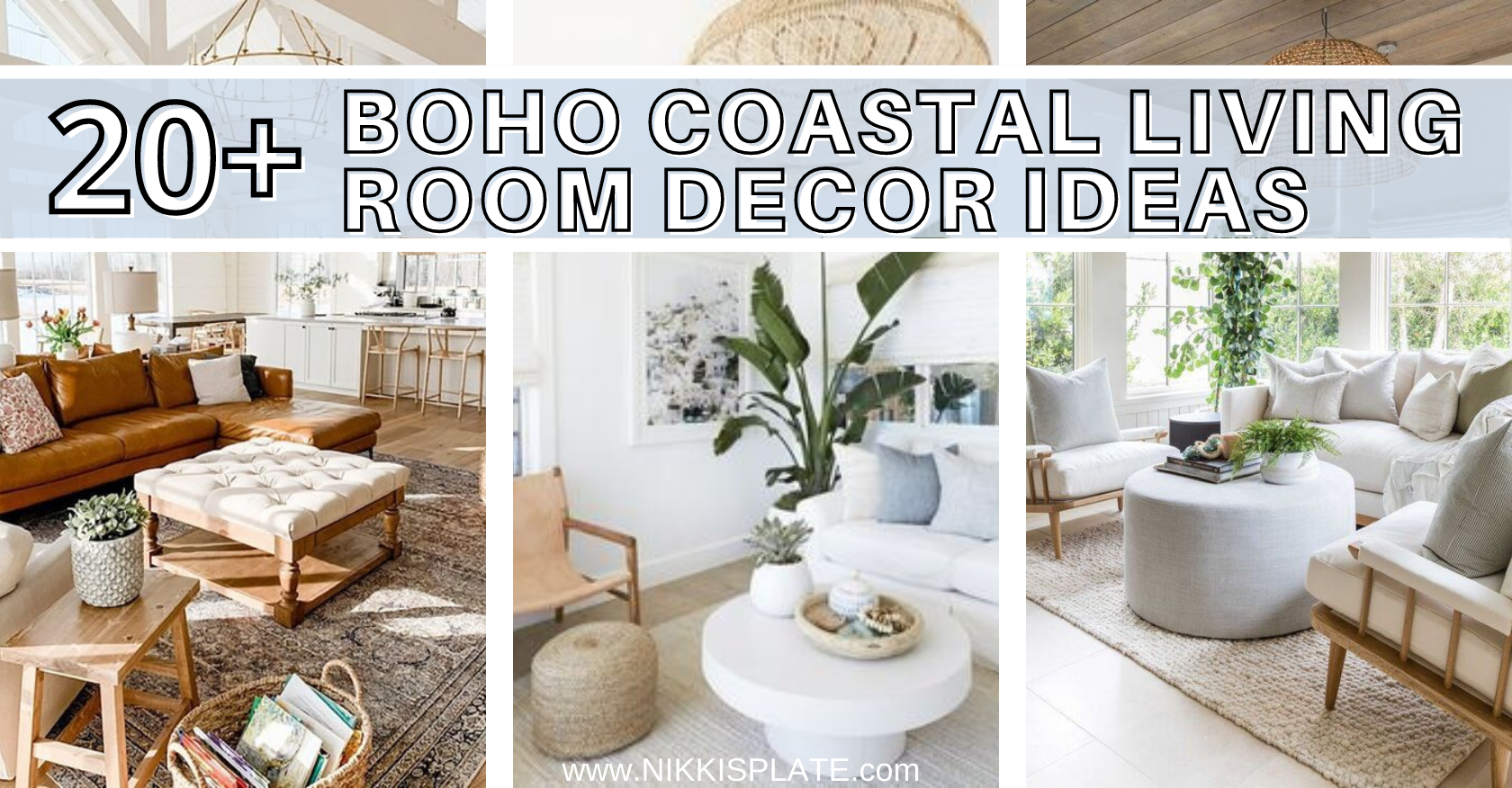 Coastal Boho Bedroom Decor