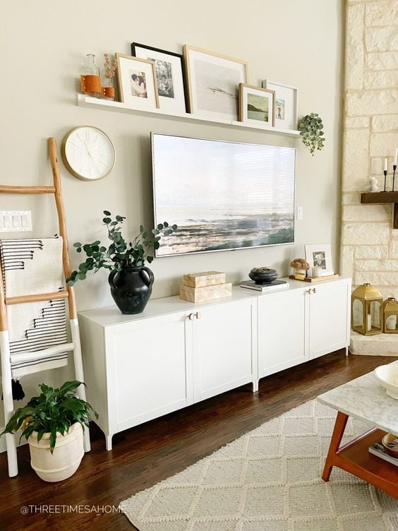 Creative TV Stand Decor Ideas For Living Room or Bed Room
