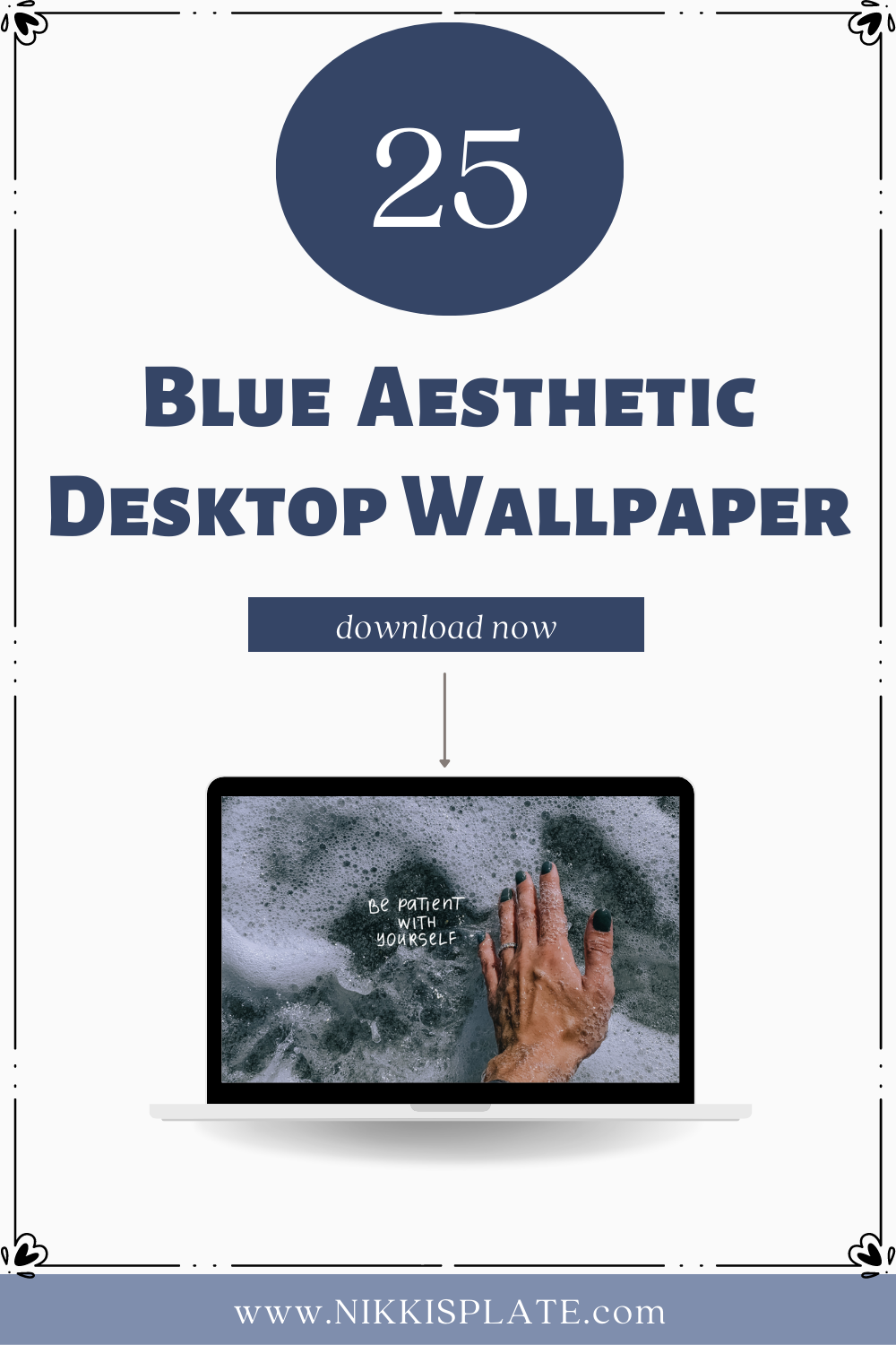 25 CUTE BLUE AESTHETIC WALLPAPER DESKTOP (FREE)