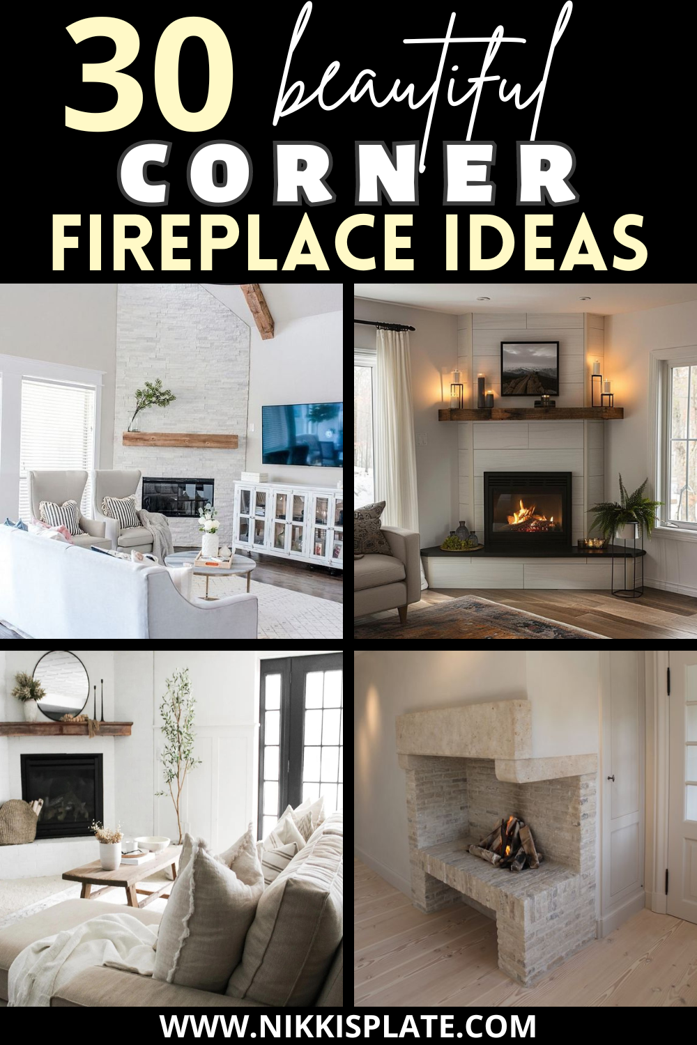 30 Cozy Corner Fireplace Ideas to Bring Warmth to Your Space - Dive into my guide for creating a stunning corner fireplace that's all about cozy vibes and style. I've got the tips and ideas to make your space warm, welcoming, and oh-so-chic.