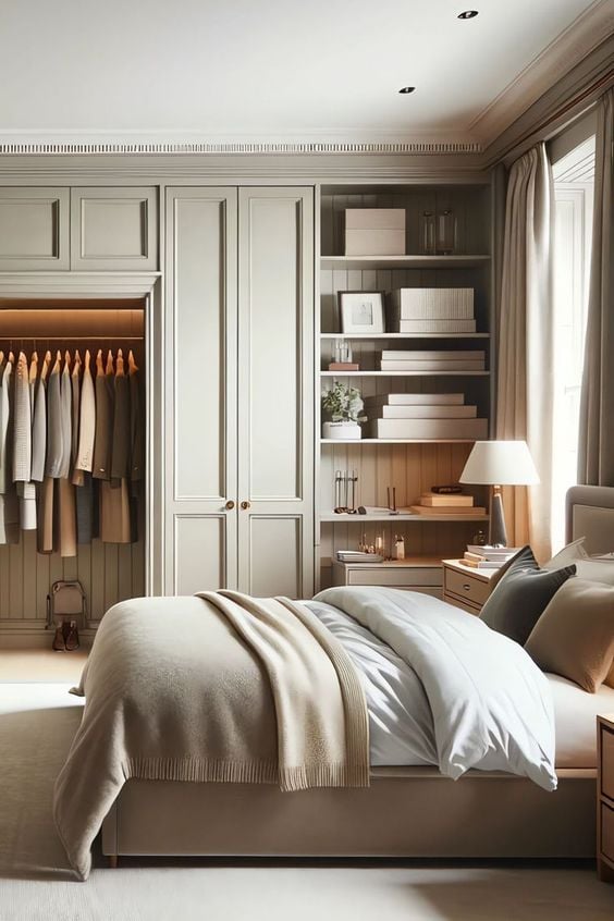 Discover genius bedroom storage ideas that help you declutter and maximize space. Find innovative solutions for a more organized, spacious, and peaceful bedroom here!