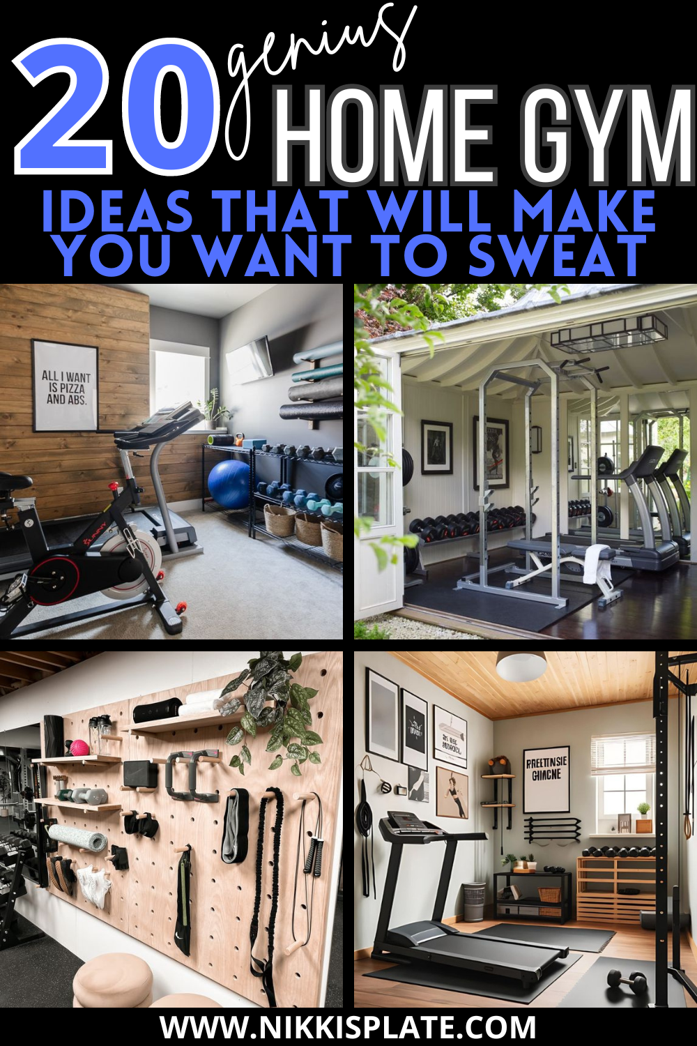 Dive into my latest blog where I’ve gathered 20 genius home gym ideas that are guaranteed to inspire your next workout. From space-savvy setups to stylish fitness corners, get ready to transform any room into your personal sweat sanctuary. Get ready to elevate your fitness game here!