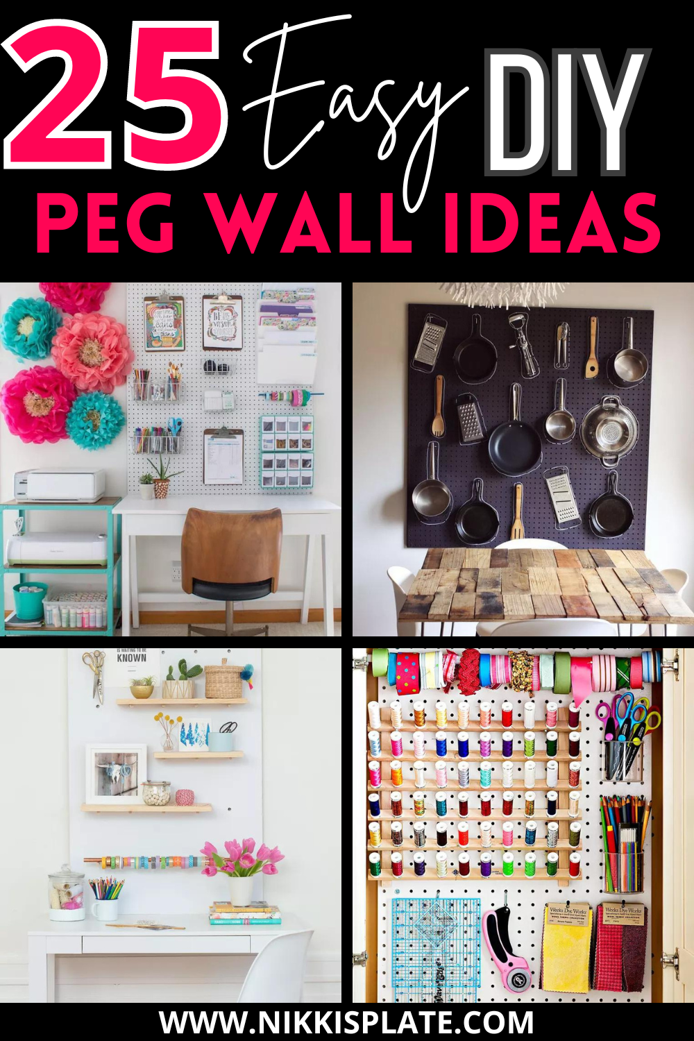 Looking to give your rooms a fresh vibe with a functional twist? Explore these top 25 easy pegboard wall ideas to spruce up any space in your home with stylish and practical flair.