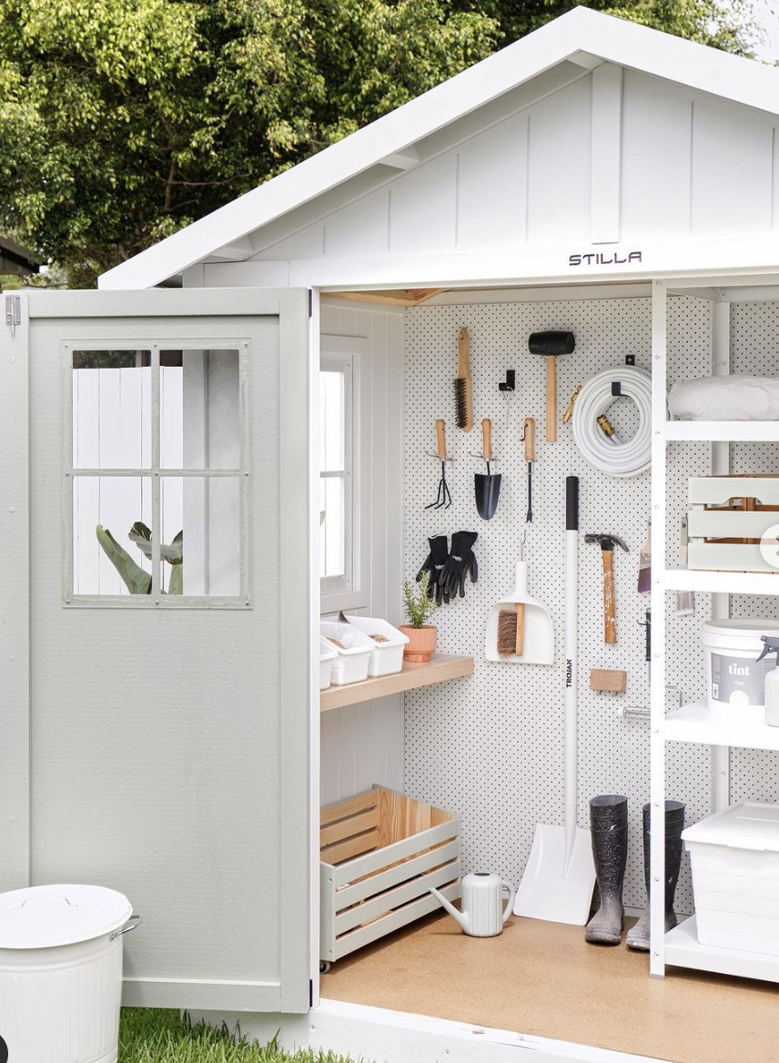 Garden Shed Pegboard Wall - Looking to give your rooms a fresh vibe with a functional twist? Explore these top 25 easy pegboard wall ideas to spruce up any space in your home with stylish and practical flair.