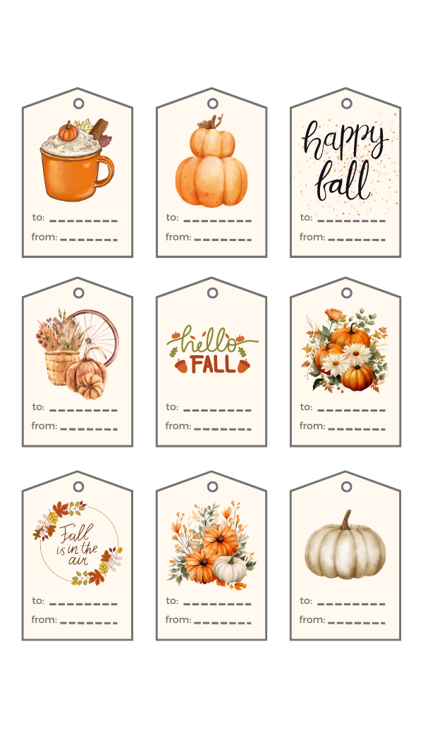 Ready to spruce up your autumn gifts? Snag my collection of 27 free fall printable gift tags—perfect for any occasion! Spice up your presents with a seasonal touch that's as easy as print, cut, and attach.