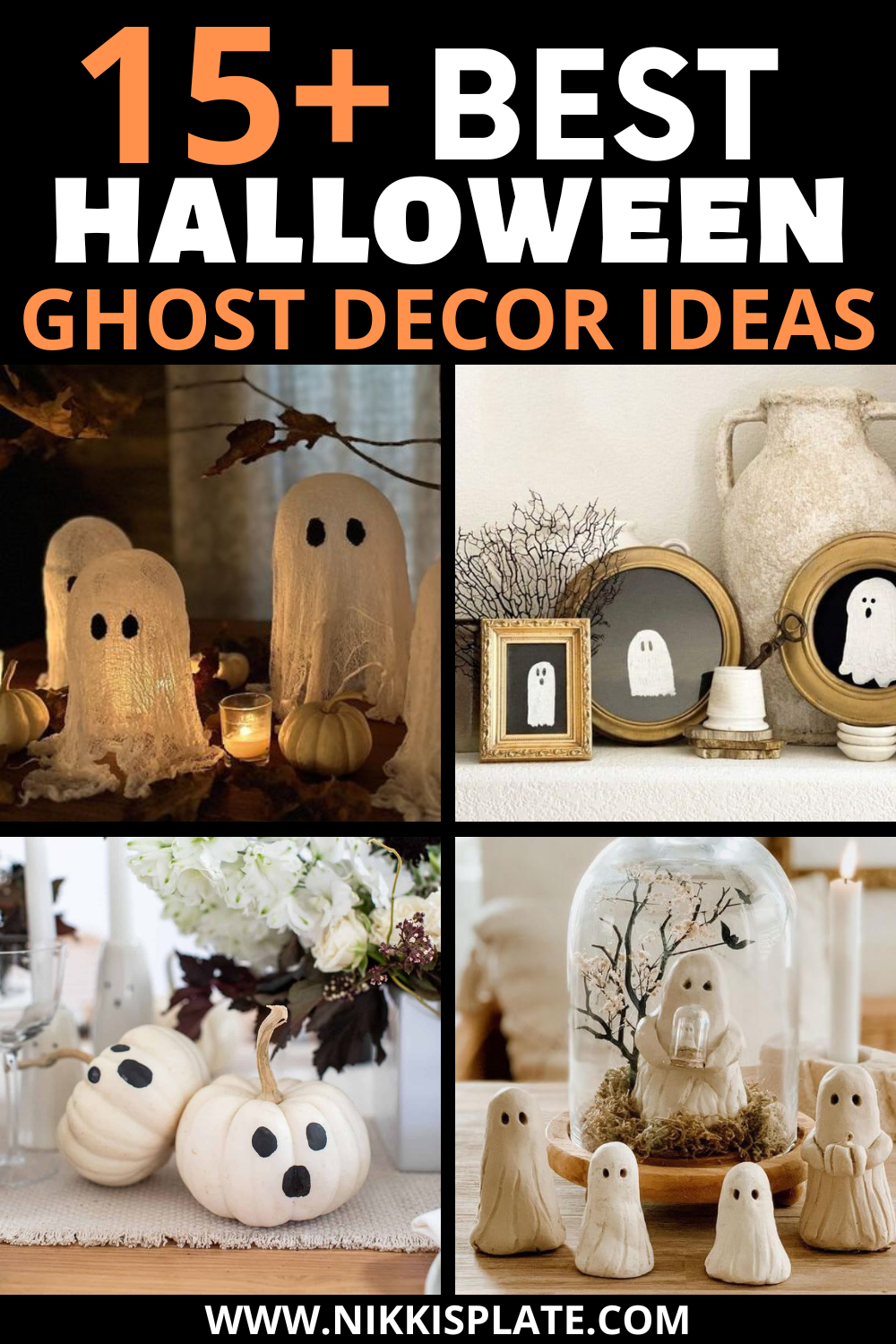 Discover 15 unbeatable Halloween ghost decor ideas to spookify your space! From eerie DIY projects to hauntingly beautiful decorations, find the perfect inspiration to make your home a ghostly wonder this Halloween season.