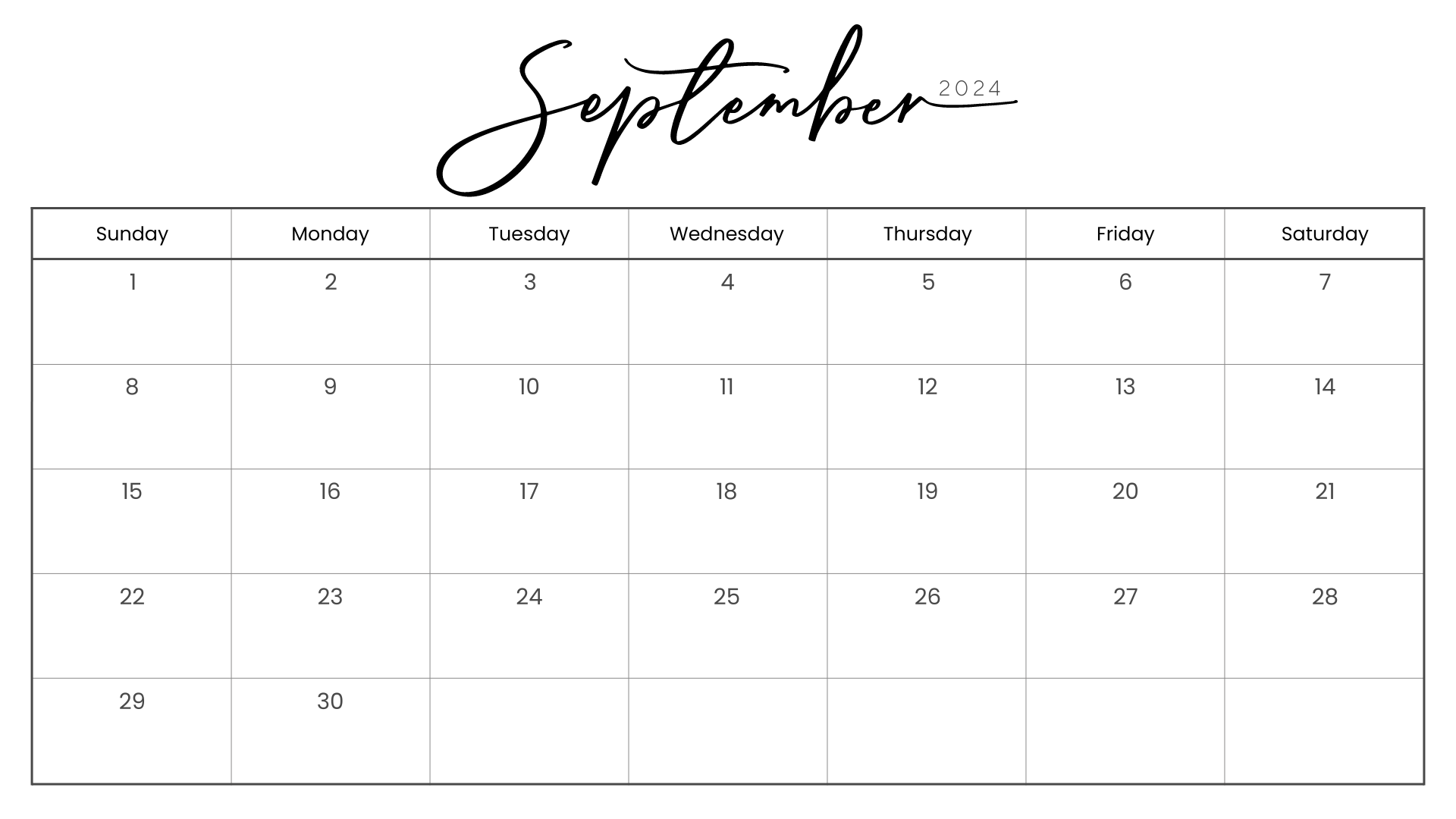 Looking for a free printable SEPTEMBER 2024 calendar? Stay organized and plan your month with ease using my downloadable month SEPTEMBER cute calendars. Sunday start blank SEPTEMBER calendars! Use as work or school calendars.