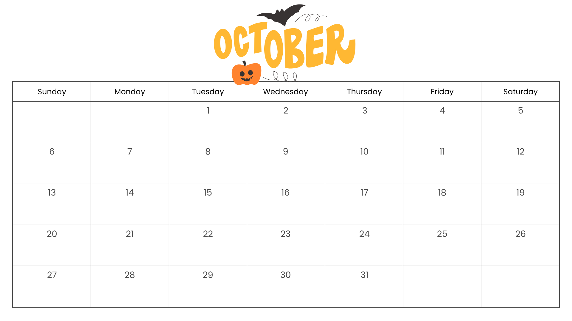 Looking for a free printable October 2024 calendar? Stay organized and plan your month with ease using my downloadable month October cute calendars. Sunday start blank October calendars! Use as work or school calendars.