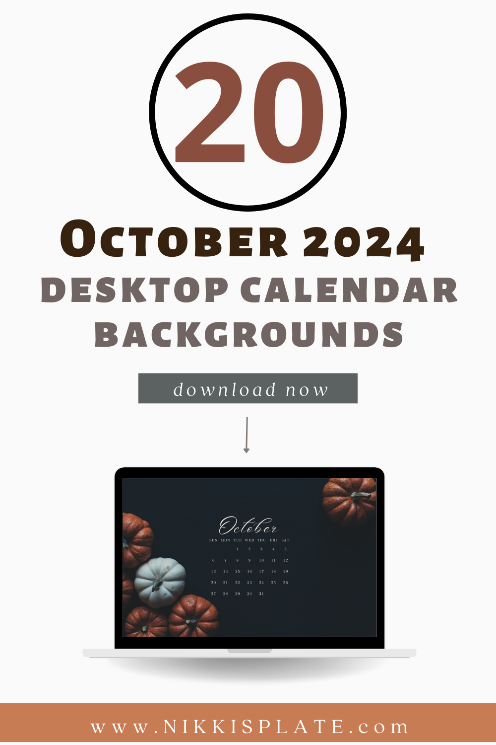 Free OCTOBER 2024 Desktop Calendar Backgrounds; Here are your free OCTOBER backgrounds for computers and laptops. Tech freebies for this month!