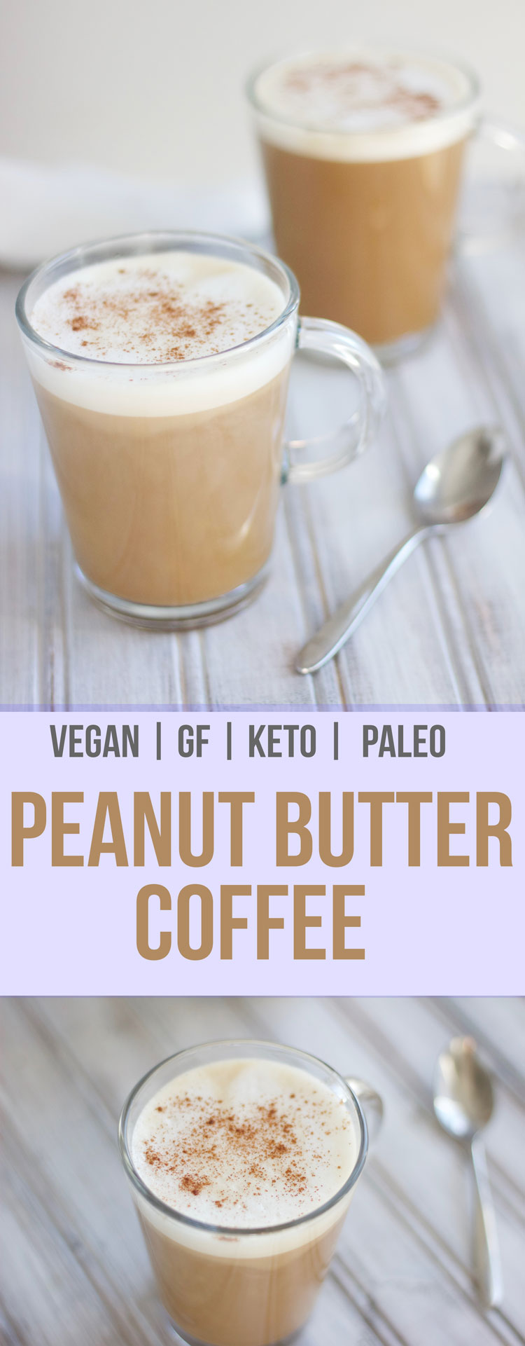 Homemade Peanut Butter Coffee {Vegan and Gluten Free} - Nikki's Plate