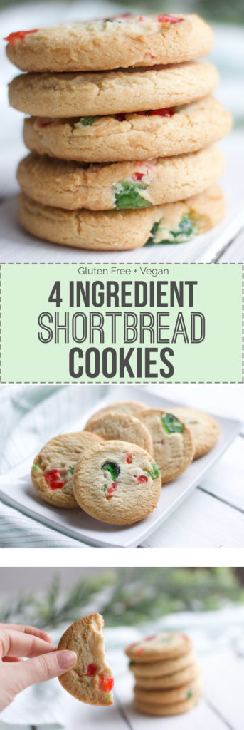 4 Ingredient Gluten-Free Shortbread Cookies | Nikki's Plate