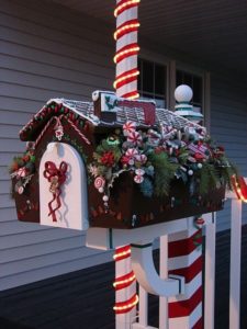 30 Christmas Mailbox Decoration Ideas - Nikki's Plate