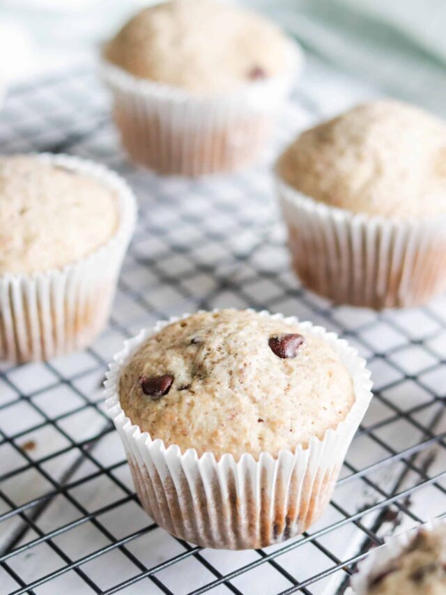 LOW FAT CHOCOLATE CHIP BANANA MUFFINS story