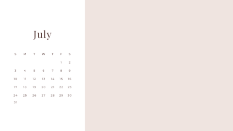 Free July 2022 Desktop Calendar Backgrounds - Nikki's Plate