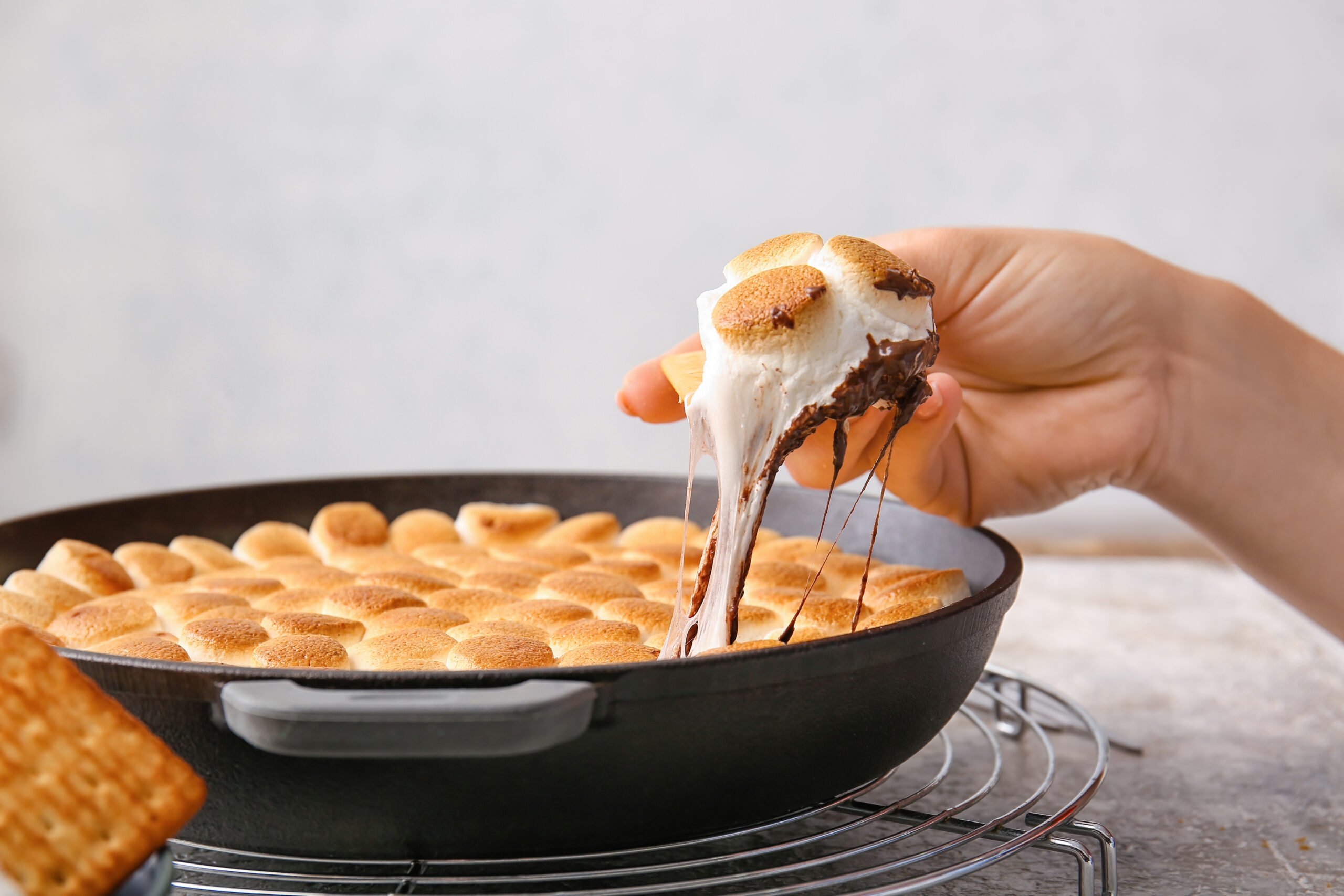 Smores Dip Recipe (Made In the Oven) - Cleverly Simple