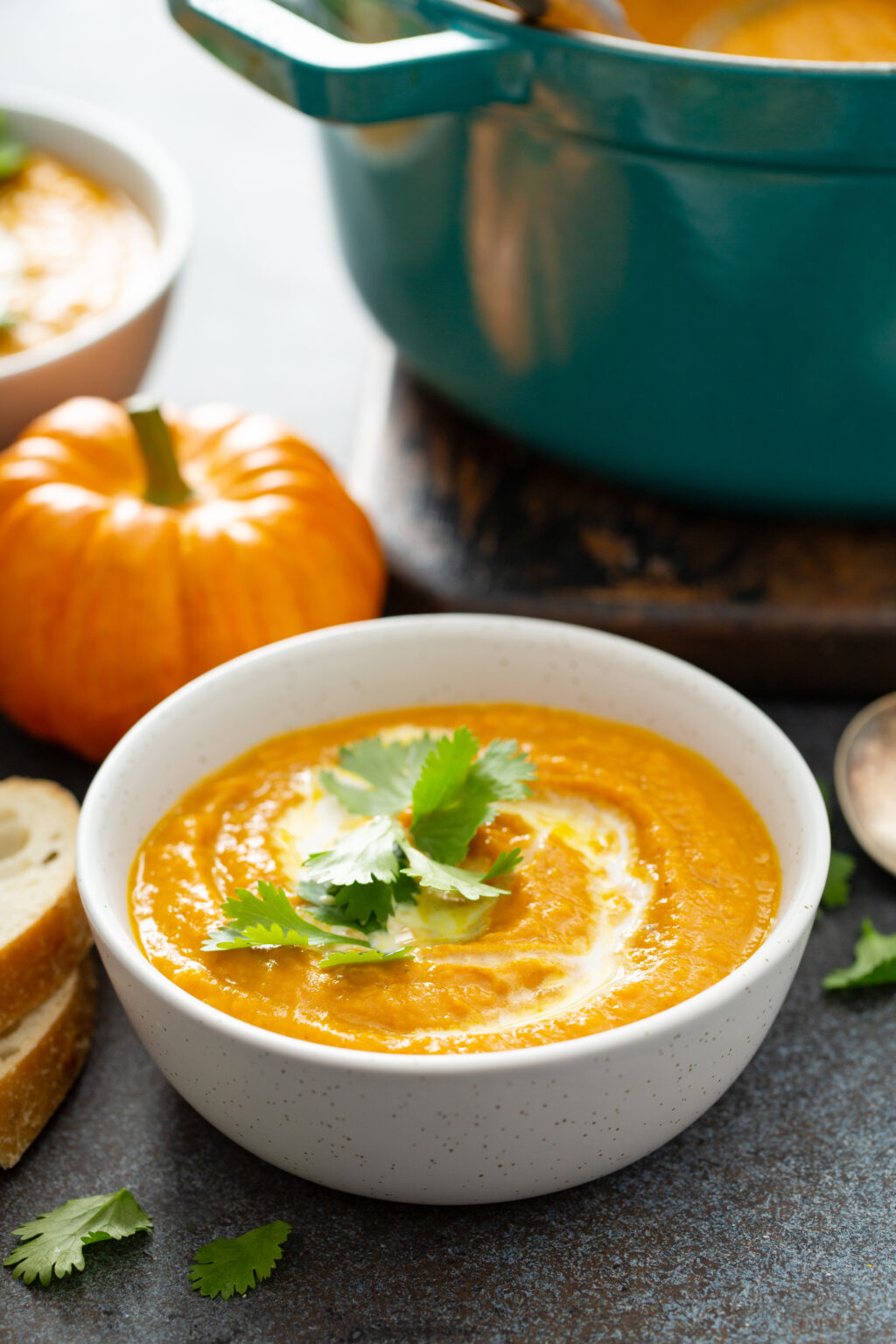 Thai Pumpkin and Carrot Soup Recipe - Nikki's Plate