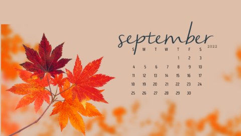 Free September 2022 Desktop Calendar Backgrounds - NP