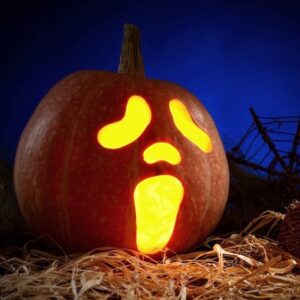 Scream Pumpkin Carving Stencil (FREE PRINTABLE)