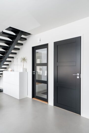 25 Black Interior Doors that Add a Bold Statement - Nikki's Plate