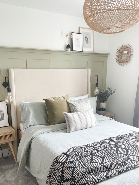 25 Sage Green Bedroom Ideas - Nikki's Plate