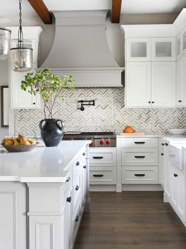 White Cabinets With Black Hardware 10 640x853 