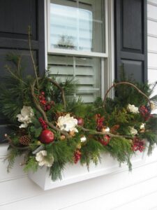 40 Christmas Window Boxes Ideas - Nikki's Plate