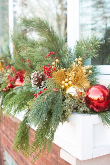 40 Christmas Window Boxes Ideas - Nikki's Plate