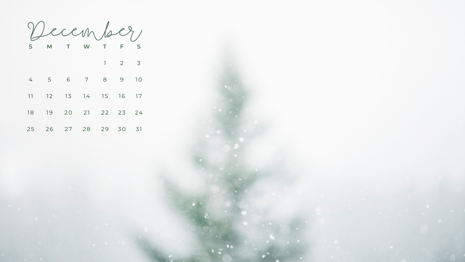 20 FREE DECEMBER 2022 DESKTOP CALENDAR BACKGROUNDS - NP