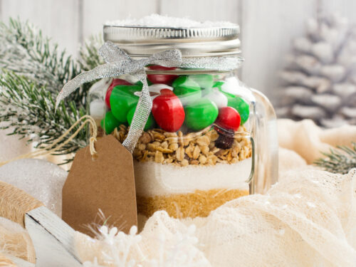 Christmas Cookie in a Jar Gift - Creative Ramblings