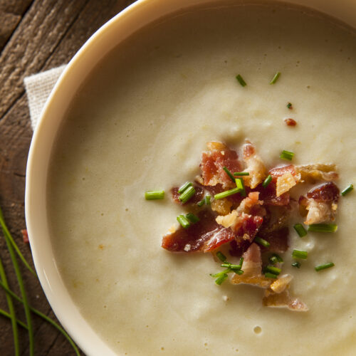 Garlic Potato Soup Recipe - Nikki's Plate