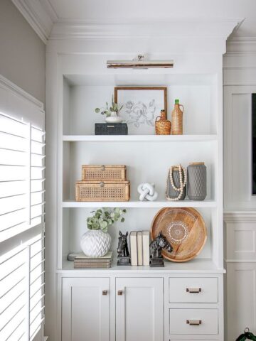 30 Beautiful Shelf Styling Ideas - Nikki's Plate