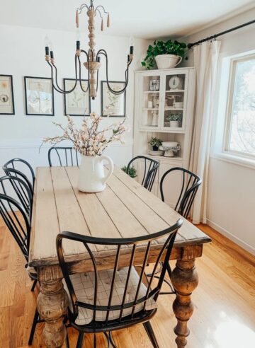 7 Tips to Design a Beautiful Dining Room Around a Farmhouse Table