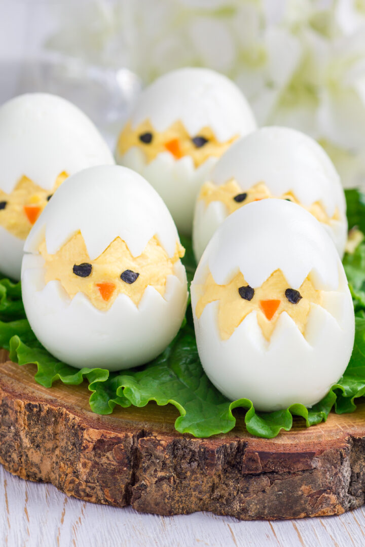 Easy Easter Deviled Eggs Recipe (Deviled Egg Chicks) - NP