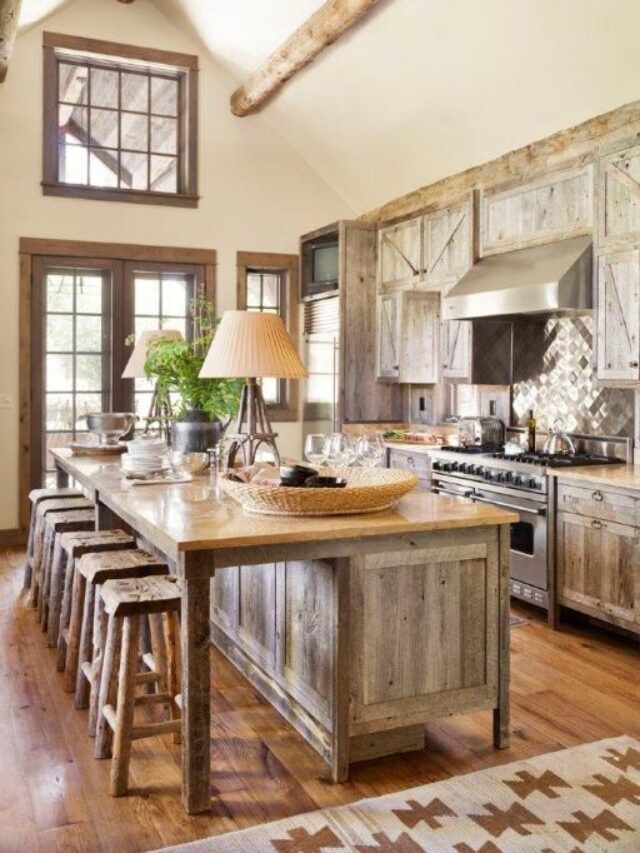 20 BEST FARMHOUSE BARN WOOD KITCHENS - Nikki's Plate