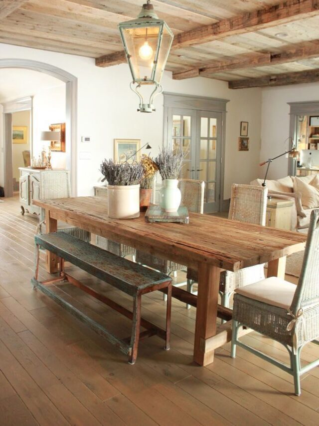 HOW TO DESIGN A DINING ROOM with A FARMHOUSE TABLE