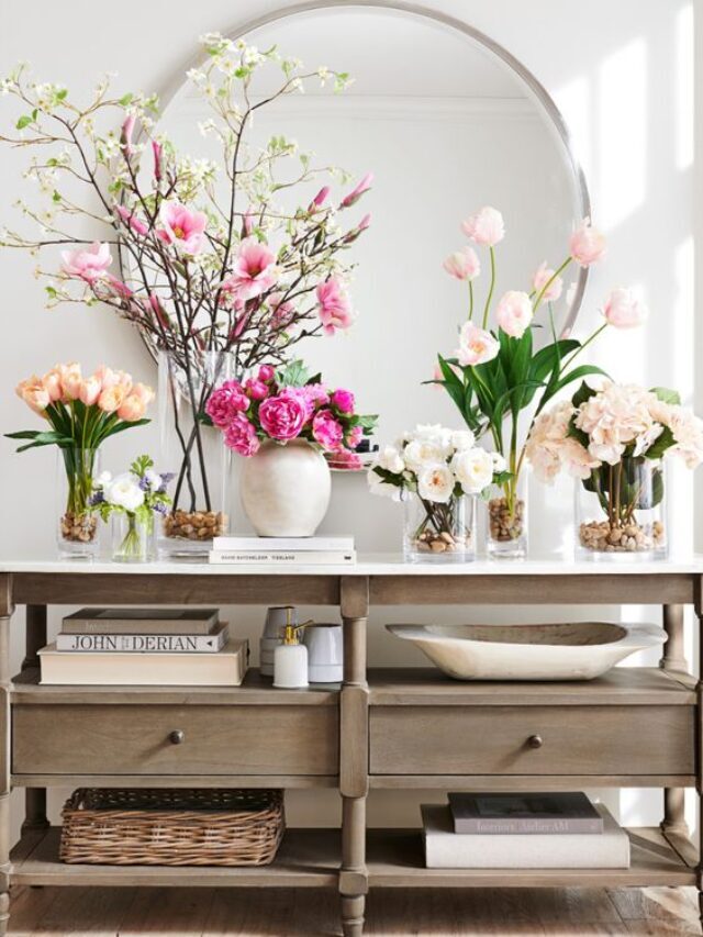 HOW TO DECORATE YOUR ENTRYWAY FOR SPRING