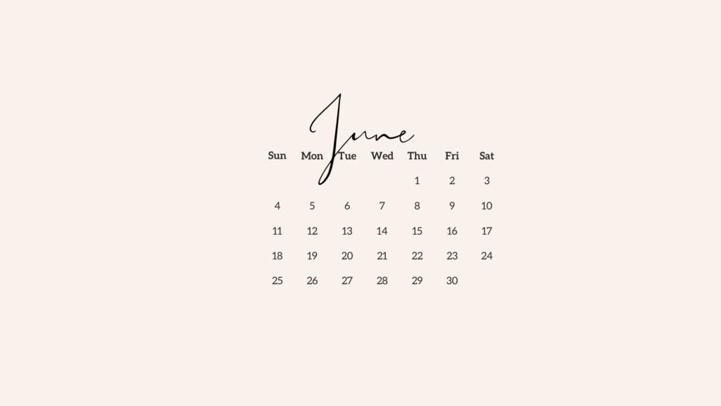 FREE JUNE 2023 DESKTOP CALENDAR BACKGROUNDS (EASY DOWNLOAD)