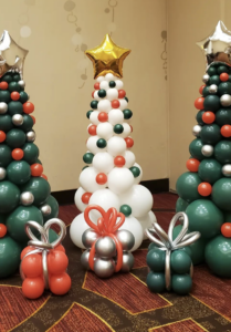 25 Fun Balloon Christmas Tree Ideas - Nikki's Plate