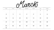 10 FREE PRINTABLE MARCH 2024 CALENDAR TEMPLATES