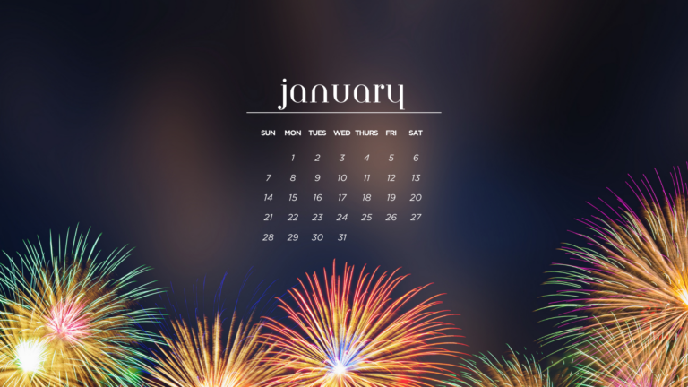 20 FREE JANUARY 2024 DESKTOP CALENDAR BACKGROUNDS (EASY DOWNLOAD ...