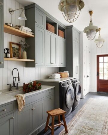 15 Beautiful Shiplap Laundry Room Ideas to Upgrade Your Space