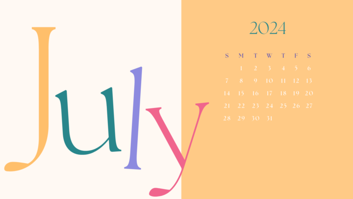 20 FREE JULY 2024 DESKTOP CALENDAR BACKGROUNDS (EASY DOWNLOAD)