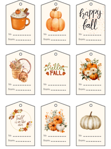 Ready to spruce up your autumn gifts? Snag my collection of 27 free fall printable gift tags—perfect for any occasion! Spice up your presents with a seasonal touch that's as easy as print, cut, and attach.